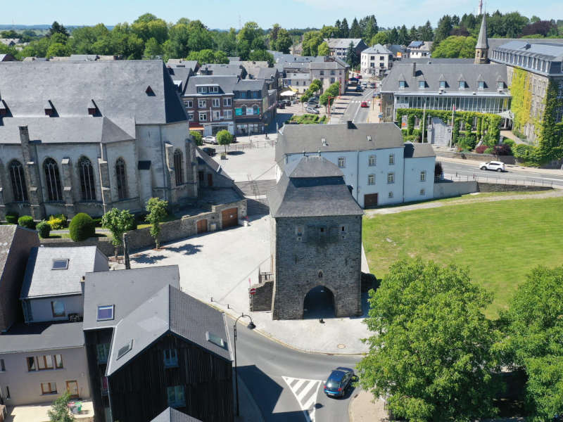 aide aux victimes d'incendie à Bastogne