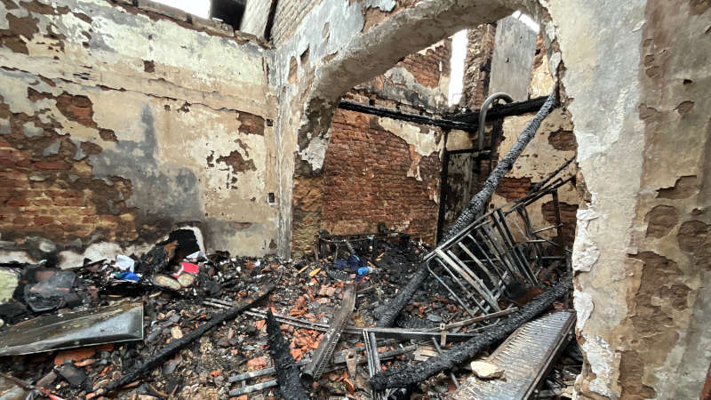 contre expertise d'une habitation incendiée à Beauraing